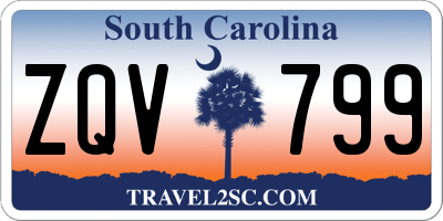 SC license plate ZQV799
