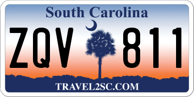 SC license plate ZQV811