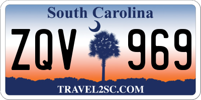 SC license plate ZQV969