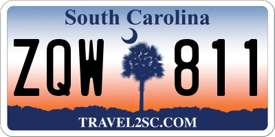 SC license plate ZQW811
