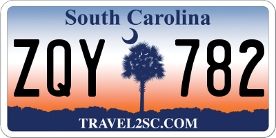 SC license plate ZQY782