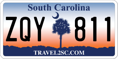 SC license plate ZQY811