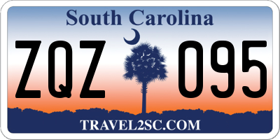 SC license plate ZQZ095