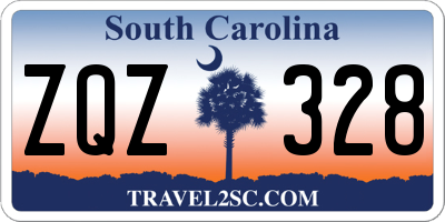 SC license plate ZQZ328