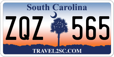 SC license plate ZQZ565