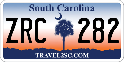 SC license plate ZRC282