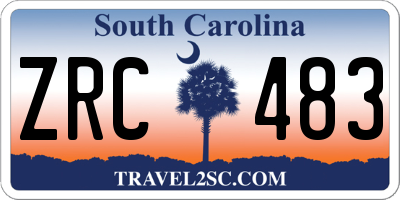 SC license plate ZRC483