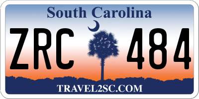 SC license plate ZRC484