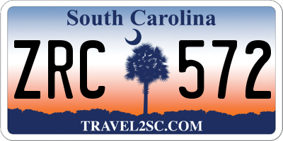 SC license plate ZRC572