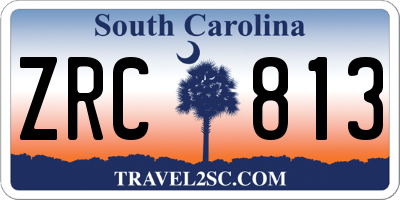SC license plate ZRC813