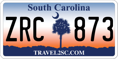 SC license plate ZRC873