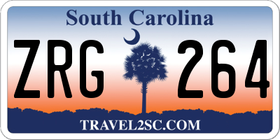 SC license plate ZRG264