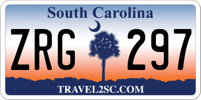 SC license plate ZRG297
