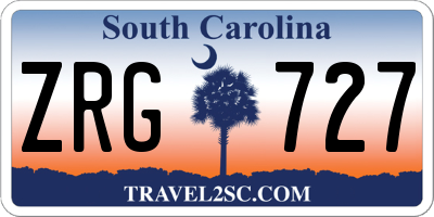 SC license plate ZRG727