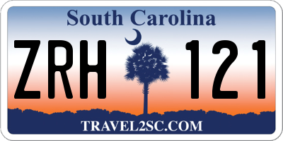 SC license plate ZRH121