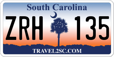 SC license plate ZRH135