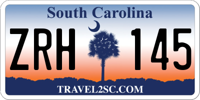 SC license plate ZRH145