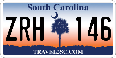 SC license plate ZRH146
