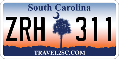 SC license plate ZRH311