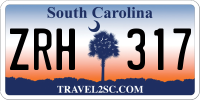 SC license plate ZRH317