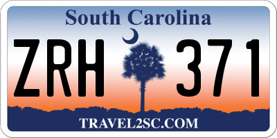 SC license plate ZRH371