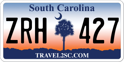 SC license plate ZRH427