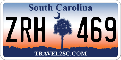 SC license plate ZRH469
