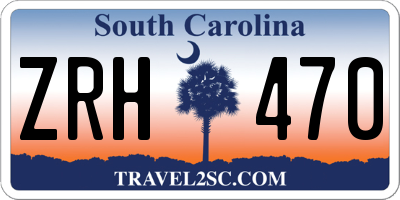 SC license plate ZRH470