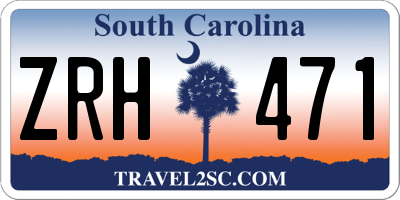 SC license plate ZRH471