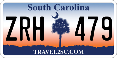 SC license plate ZRH479