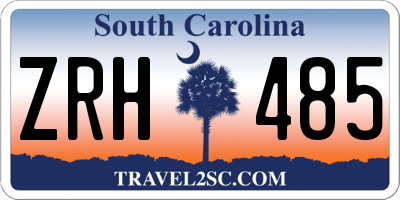 SC license plate ZRH485