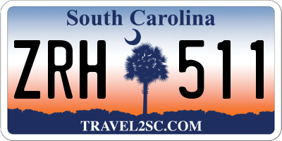 SC license plate ZRH511