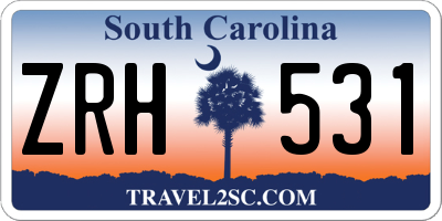 SC license plate ZRH531