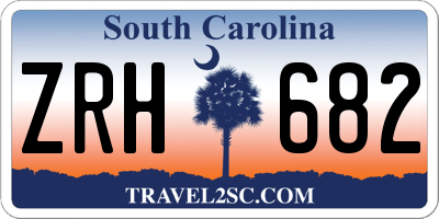 SC license plate ZRH682