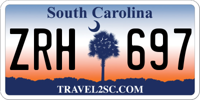 SC license plate ZRH697