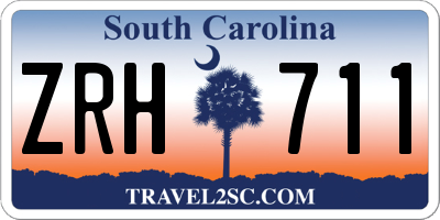 SC license plate ZRH711