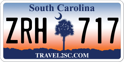 SC license plate ZRH717