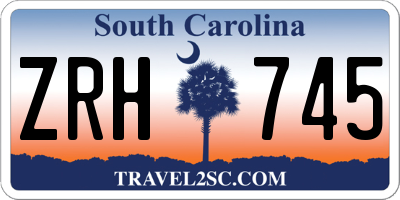 SC license plate ZRH745