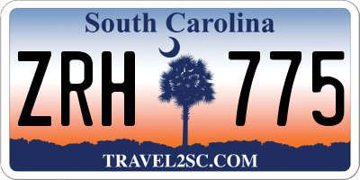 SC license plate ZRH775