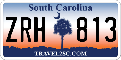 SC license plate ZRH813