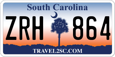 SC license plate ZRH864