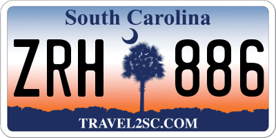 SC license plate ZRH886