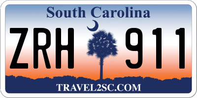 SC license plate ZRH911