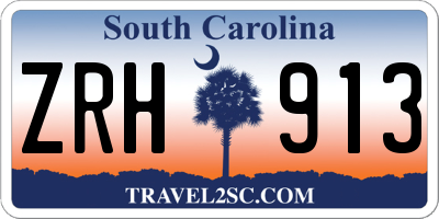SC license plate ZRH913