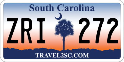 SC license plate ZRI272