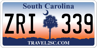 SC license plate ZRI339