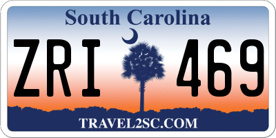 SC license plate ZRI469