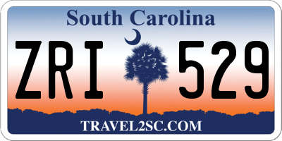SC license plate ZRI529