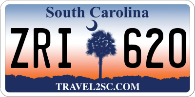 SC license plate ZRI620