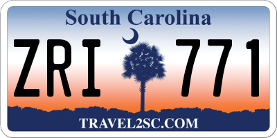 SC license plate ZRI771